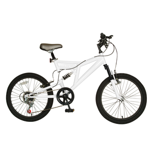 Cycle Force Group 20 inch Dual Suspension Bike, White