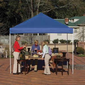 ShelterLogic Pop-Up 10’ x 10’ Open Top Pro Canopy - Blue