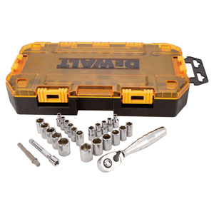 25pc 1/4" Drive Socket Set
