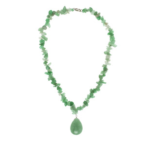 Lita Genuine Aventurine and Amazonite Necklace,17"