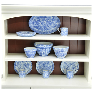 The Queen's Treasures American Vintage Style Splatter Ware Dish Kitchen Set, Sized Perfectly for 18" Girl  Dolls