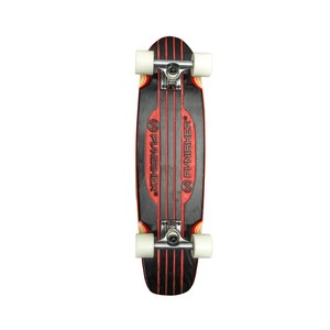 Punisher Skateboards  Special Edition Engraved 28" Longboard Skateboard  Red
