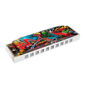 White Cobra Harmonica Key of C