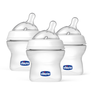 NaturalFit Tri-Pack Bottles 5oz 0m+ w/ Bonus Straight Nipple