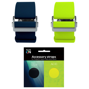 PulseOn Accessory Straps Size Small Acid/Midnight