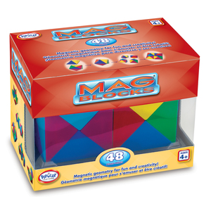 Popular Playthings Mag Blocks 48 Piece Set