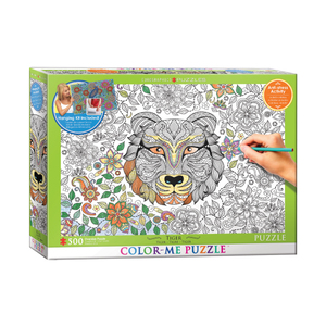 EuroPuzzles Color-Me Puzzle - Tiger: 500 Pcs